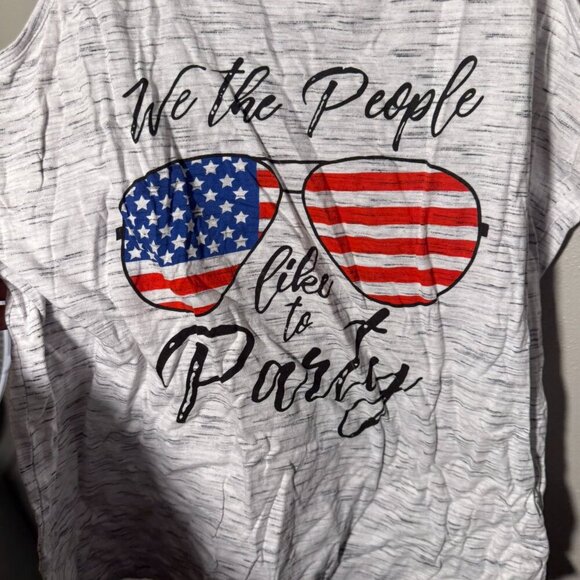 🎉We The People Like to Party🧨tank-top, Americana - Picture 3 of 4
